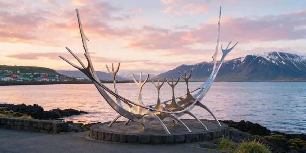 Filming in Vik