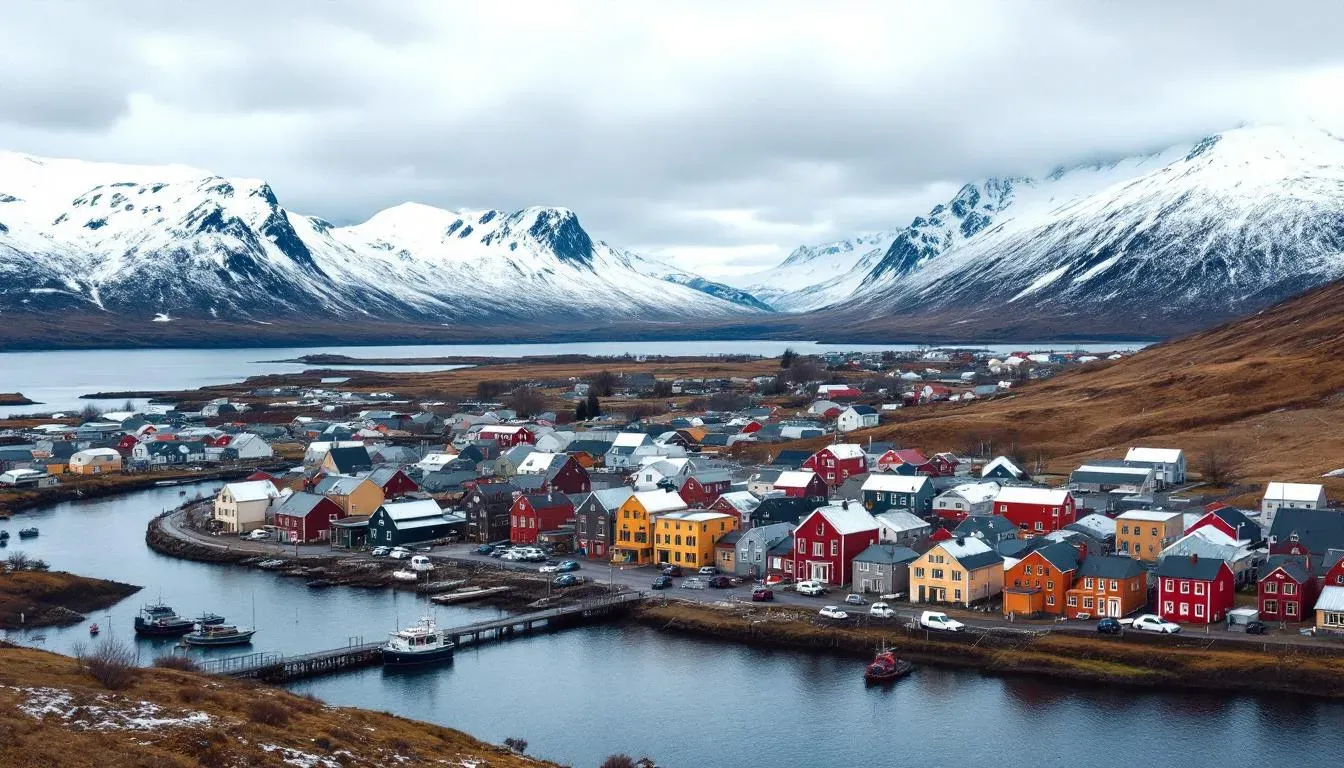 Akureyri Town - filming location in Iceland