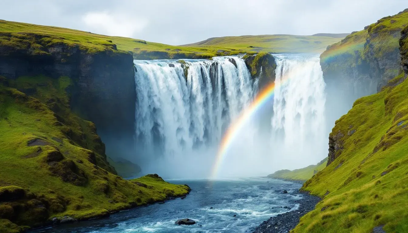 Dramatic Icelandic landscape - iconic filming destination
