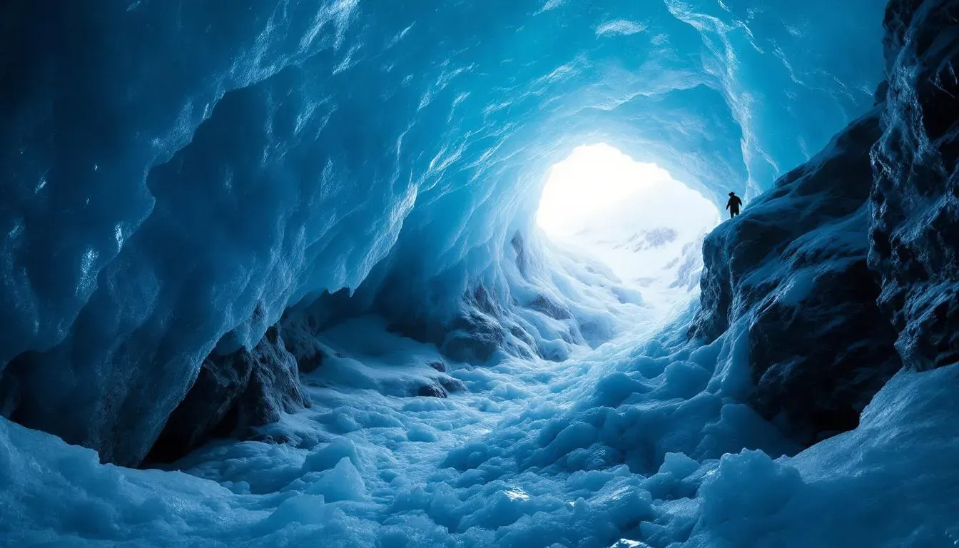 Vatnajökull ice cave - filming location in Iceland