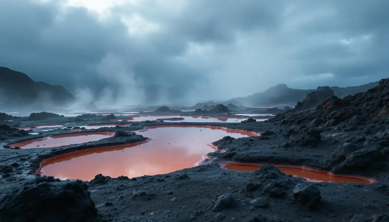 Geothermal Steam Vents - stunning filming location in Iceland